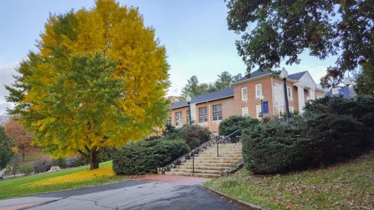 Mars Hill University Arboretum autumn trees