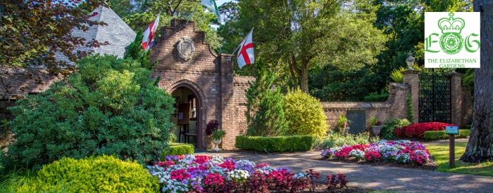 Elizabethan Gardens entrance